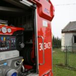 11.10.2016. Pożar domu przy ulicy Piekoszowskiej w Kielcach / Wojciech Habdas / Radio Kielce