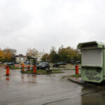 12.10.2016 Kielce. Parking przed Urzędem Wojewódzkim / Wojciech Habdas / Radio Kielce