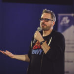 13.10.2016. Tomasz Raczek spotkał się z widzami kina "Helios" w Kielcach / Wojciech Habdas / Radio Kielce