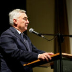 14.10.2016 Kielce. Wojewódzkie obchody Dnia Edukacji Narodowej. Wicewojewoda Świętokrzyski - Andrzej Bętkowski. / Wojciech Habdas / Radio Kielce