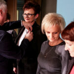 14.10.2016 Kielce. Wojewódzkie obchody Dnia Edukacji Narodowej. Nauczyciele wyróżnieni za długoletnią pracę. / Wojciech Habdas / Radio Kielce