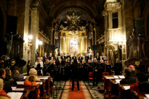 14.10.2016 Kielce. Koncert jubileuszowy Krzyż i Orzeł 1050 lat od Chrztu Mieszka w Katedrze. / Wojciech Habdas / Radio Kielce