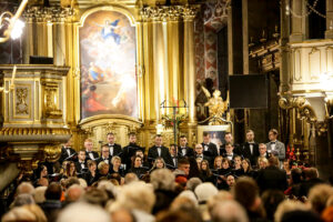 14.10.2016 Kielce. Koncert jubileuszowy Krzyż i Orzeł 1050 lat od Chrztu Mieszka w Katedrze. / Wojciech Habdas / Radio Kielce