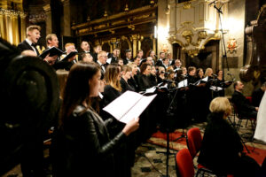 14.10.2016 Kielce. Koncert jubileuszowy Krzyż i Orzeł 1050 lat od Chrztu Mieszka w Katedrze. / Wojciech Habdas / Radio Kielce