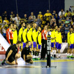 15.10.2016 Kielce. W meczu 4. kolejki Ligi Mistrzów piłkarze ręczni Vive Tauronu Kielce pokonali słoweńskie RK Celje Pivovarna Lasko 31:23 (16:15). / Wojciech Habdas / Radio Kielce