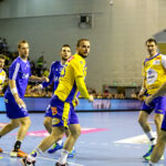 15.10.2016 Kielce. W meczu 4. kolejki Ligi Mistrzów piłkarze ręczni Vive Tauronu Kielce pokonali słoweńskie RK Celje Pivovarna Lasko 31:23 (16:15). / Wojciech Habdas / Radio Kielce