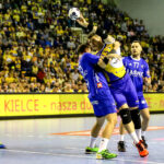 15.10.2016 Kielce. W meczu 4. kolejki Ligi Mistrzów piłkarze ręczni Vive Tauronu Kielce pokonali słoweńskie RK Celje Pivovarna Lasko 31:23 (16:15). / Wojciech Habdas / Radio Kielce