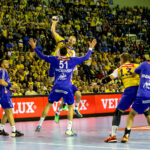 15.10.2016 Kielce. W meczu 4. kolejki Ligi Mistrzów piłkarze ręczni Vive Tauronu Kielce pokonali słoweńskie RK Celje Pivovarna Lasko 31:23 (16:15). / Wojciech Habdas / Radio Kielce