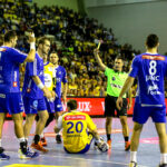 15.10.2016 Kielce. W meczu 4. kolejki Ligi Mistrzów piłkarze ręczni Vive Tauronu Kielce pokonali słoweńskie RK Celje Pivovarna Lasko 31:23 (16:15). / Wojciech Habdas / Radio Kielce