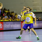 15.10.2016 Kielce. W meczu 4. kolejki Ligi Mistrzów piłkarze ręczni Vive Tauronu Kielce pokonali słoweńskie RK Celje Pivovarna Lasko 31:23 (16:15). / Wojciech Habdas / Radio Kielce