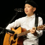 17.10.2016 Kielce. Eliminacje do ogólnopolskiego konkursu Piosenki Niezłomnej. Tomasz Majkowski ZPO Morawica. / Wojciech Habdas / Radio Kielce