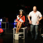 18.10.2016 Kielce. Bezpiecznie - Chce się żyć, warsztaty prawidłowego zapinania pasów bezpieczeństwa. / Wojciech Habdas / Radio Kielce