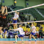 21.10.2016 Kielce. 4 kolejka PlusLigi. Siatkarze Effectora Kielce zmierzyli się w Hali Legionów z Jastrzębskim Węglem. / Wojciech Habdas / Radio Kielce