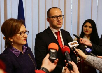 Wiceminister resortu Tomasz Żuchowski z wizytą w Kielcach (29 listopada 2016) / Wojciech Habdas / Radio Kielce