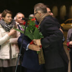 Kielce. Odsłonięcie pomnika dyrygenta przed Filharmonią Świętokrzyską (25 listopada 2016) / Piotr Michalski / Radio Kielce