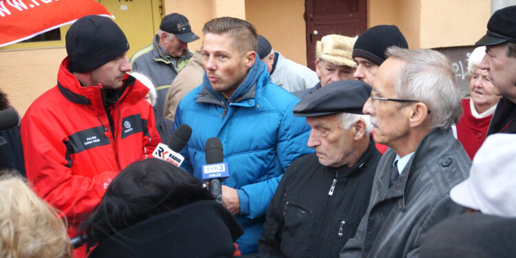 Kielce. Interwencja przy ulicy Sandomierskiej (2 listopada 2016 r.) / Krzysztof Bujnowicz / Radio Kielce