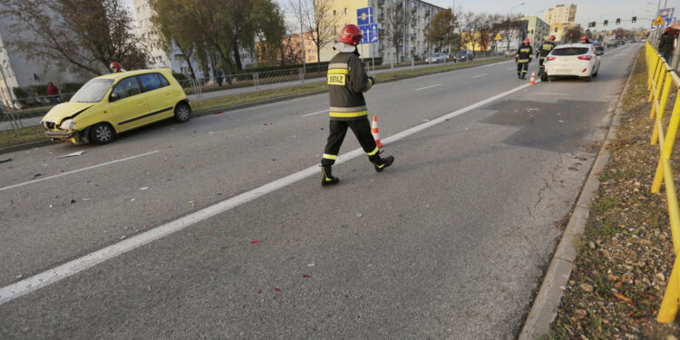 Kielce. Wypadek na ulicy Warszawskiej (4 listopada 2016 r.) / Jarosław Kubalski / Radio Kielce