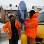 Piekoszowska - Jagiellońska. Budowa ronda (30 listopada 2016) / Wojciech Habdas / Radio Kielce