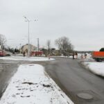 Piekoszowska - Malików. Budowa ronda (30 listopada 2016) / Wojciech Habdas / Radio Kielce