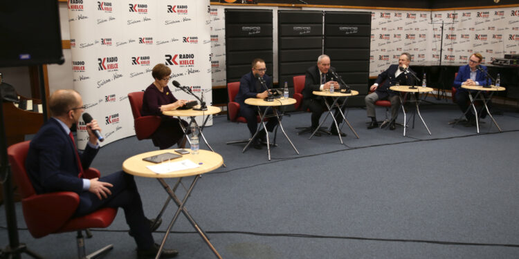 Studio Polityczne Radia Kielce (27 listopada 2016) / Piotr Michalski / Radio Kielce