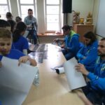 09.11.2016 Spotkanie szczypiornistów Vive Tauronu Kielce w Muzeum Zabawy i Zabawek / Maciej Makuła / Radio Kielce