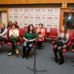 24.11.2016. Grupa dziennikarzy z Obwodu Winnickiego na Ukrainie odwiedziła  siedzibę Radia Kielce / Kamil Król / Radio Kielce