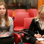 24.11.2016. Grupa dziennikarzy z Obwodu Winnickiego na Ukrainie odwiedziła  siedzibę Radia Kielce / Kamil Król / Radio Kielce