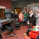 24.11.2016. Grupa dziennikarzy z Obwodu Winnickiego na Ukrainie odwiedziła  siedzibę Radia Kielce / Kamil Król / Radio Kielce