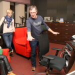 24.11.2016. Grupa dziennikarzy z Obwodu Winnickiego na Ukrainie odwiedziła  siedzibę Radia Kielce / Kamil Król / Radio Kielce