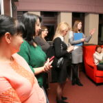 24.11.2016. Grupa dziennikarzy z Obwodu Winnickiego na Ukrainie odwiedziła  siedzibę Radia Kielce / Kamil Król / Radio Kielce