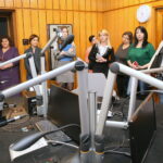 24.11.2016. Grupa dziennikarzy z Obwodu Winnickiego na Ukrainie odwiedziła  siedzibę Radia Kielce / Kamil Król / Radio Kielce