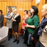 24.11.2016. Grupa dziennikarzy z Obwodu Winnickiego na Ukrainie odwiedziła  siedzibę Radia Kielce / Kamil Król / Radio Kielce