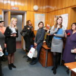 24.11.2016. Grupa dziennikarzy z Obwodu Winnickiego na Ukrainie odwiedziła  siedzibę Radia Kielce / Kamil Król / Radio Kielce