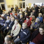 09.11.2016 Kielce. Spotkanie mieszkańców KSM w klubie Miniatura. Protest przeciwko budowie nowego bloku. / Jarosław Kubalski / Radio Kielce