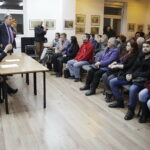 09.11.2016 Kielce. Spotkanie mieszkańców KSM w klubie Miniatura. Protest przeciwko budowie nowego bloku. / Jarosław Kubalski / Radio Kielce