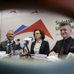 10.11.2016 Kielce. Konferencja wojewody świętokrzyskiego Agaty Wojtyszek na temat reformy oświaty. / Jarosław Kubalski / Radio Kielce