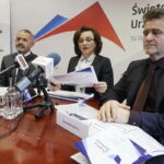 10.11.2016 Kielce. Konferencja wojewody świętokrzyskiego Agaty Wojtyszek na temat reformy oświaty. / Jarosław Kubalski / Radio Kielce