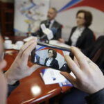 10.11.2016 Kielce. Konferencja wojewody świętokrzyskiego Agaty Wojtyszek na temat reformy oświaty. / Jarosław Kubalski / Radio Kielce