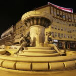 11.11.2016. Skopje. Wieczorny spacer po stolicy Macedonii. / Jarosław Kubalski / Radio Kielce