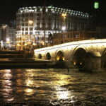 11.11.2016. Skopje. Wieczorny spacer po stolicy Macedonii. / Jarosław Kubalski / Radio Kielce