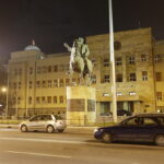 11.11.2016. Skopje. Wieczorny spacer po stolicy Macedonii. / Jarosław Kubalski / Radio Kielce