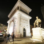 11.11.2016. Skopje. Wieczorny spacer po stolicy Macedonii. / Jarosław Kubalski / Radio Kielce