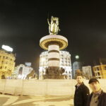 11.11.2016. Skopje. Wieczorny spacer po stolicy Macedonii. / Jarosław Kubalski / Radio Kielce