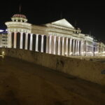 11.11.2016. Skopje. Wieczorny spacer po stolicy Macedonii. / Jarosław Kubalski / Radio Kielce