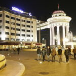 11.11.2016. Skopje. Wieczorny spacer po stolicy Macedonii. / Jarosław Kubalski / Radio Kielce
