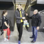 11.11.2016. Trening Vive Tauronu Kielce w hali Sports Centre Jane Sandanski w Skopje / Jarosław Kubalski / Radio Kielce