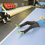 11.11.2016. Trening Vive Tauronu Kielce w hali Sports Centre Jane Sandanski w Skopje / Jarosław Kubalski / Radio Kielce