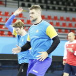 11.11.2016. Trening Vive Tauronu Kielce w hali Sports Centre Jane Sandanski w Skopje / Jarosław Kubalski / Radio Kielce