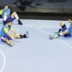 11.11.2016. Trening Vive Tauronu Kielce w hali Sports Centre Jane Sandanski w Skopje / Jarosław Kubalski / Radio Kielce