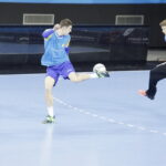 11.11.2016. Trening Vive Tauronu Kielce w hali Sports Centre Jane Sandanski w Skopje / Jarosław Kubalski / Radio Kielce